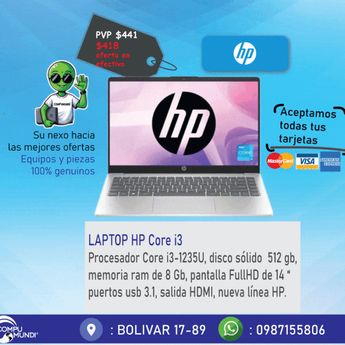 HP-I3-14PULG