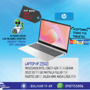 Laptop HP core i5, ssd 512 gb, ram 16 gb